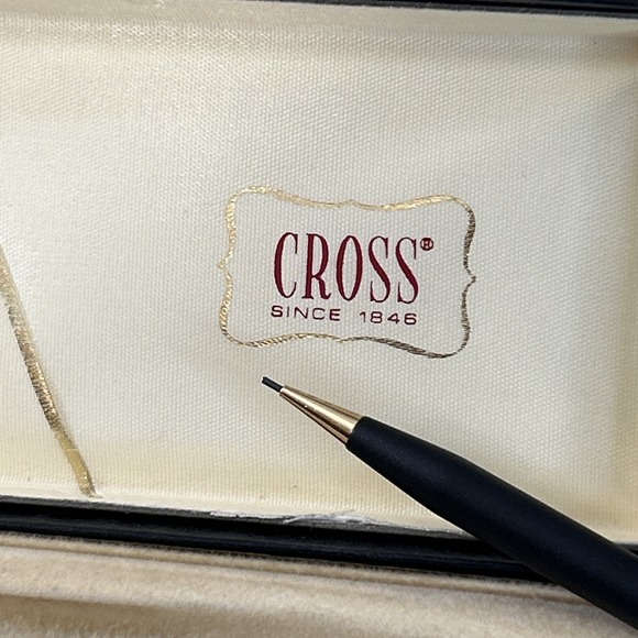 Vintage Cross 2501 Pen Pencil Set Black Aviations System Command Military Advert - Picture 4 of 6